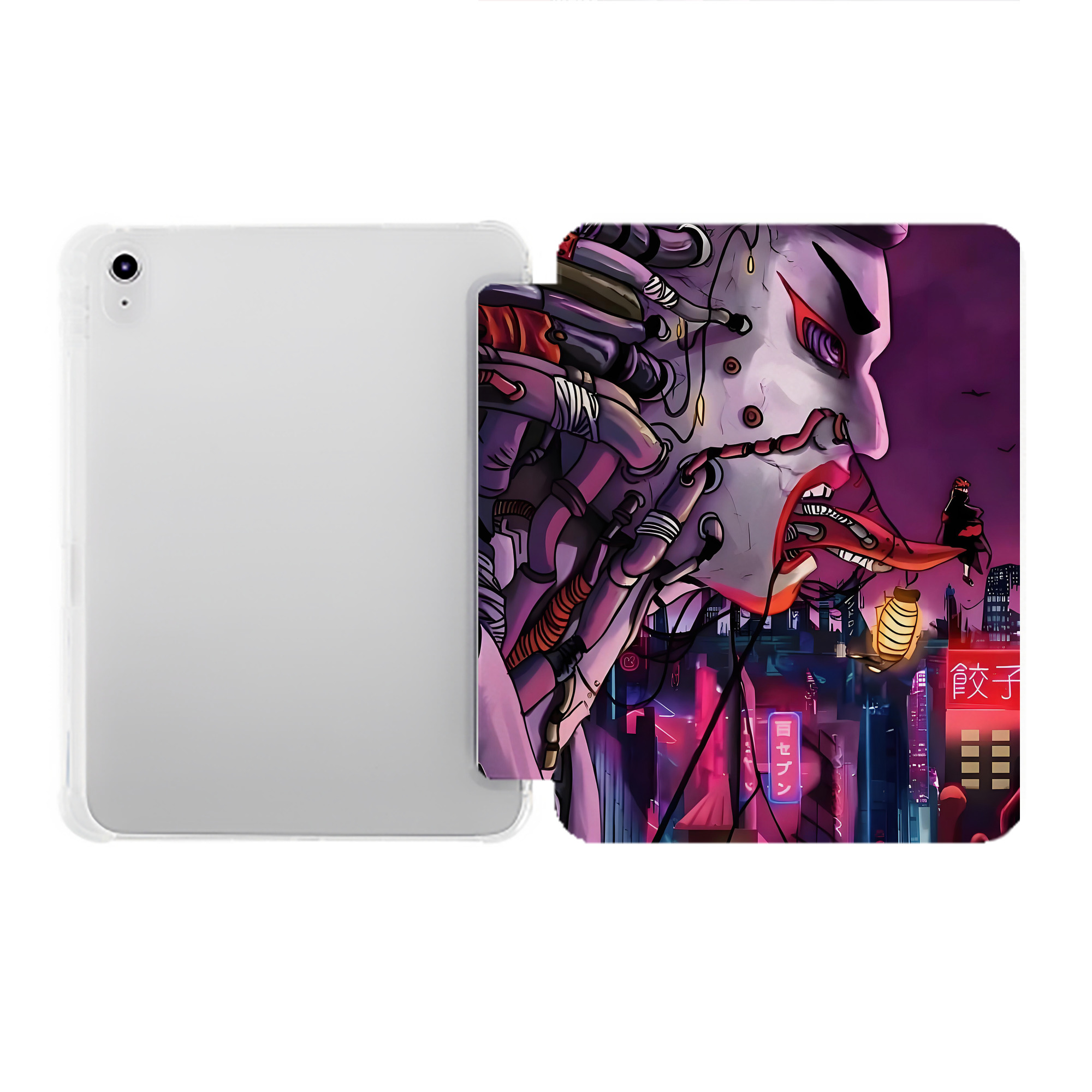 （画像用） NARUTO -ナルト- NARUTO -ナルト- 疾風伝 IPad ケース ペン収納付き 三つ折りスタンド PUレザー×シリコン 対応機種9.5/10.5/10.9インチ